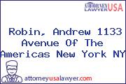 Robin, Andrew 1133 Avenue Of The Americas New York NY