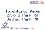 Tolentino, Amber 2770 S Park Rd Bethel Park PA