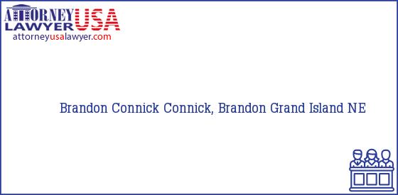 Telephone, Address and other contact data of Brandon Connick, Grand Island, NE, USA