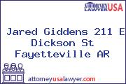Jared Giddens 211 E Dickson St Fayetteville AR
