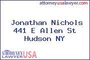 Jonathan Nichols 441 E Allen St Hudson NY
