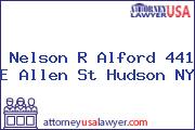 Nelson R Alford 441 E Allen St Hudson NY