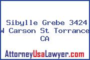 Sibylle Grebe 3424 W Carson St Torrance CA