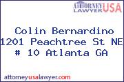 Colin Bernardino 1201 Peachtree St NE # 10 Atlanta GA