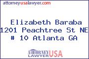 Elizabeth Baraba 1201 Peachtree St NE # 10 Atlanta GA