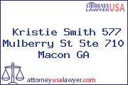 Kristie Smith 577 Mulberry St Ste 710 Macon GA