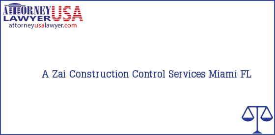Telephone, Address and other contact data of A Zai, Miami, FL, USA