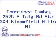 Constance Cumbey 2525 S Telg Rd Ste 304 Bloomfield Hills MI