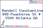 Randall Constantine 999 Peachtree St # 1500 Atlanta GA