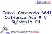 Carol Contrada 6641 Sylvania Ave # 8 Sylvania OH