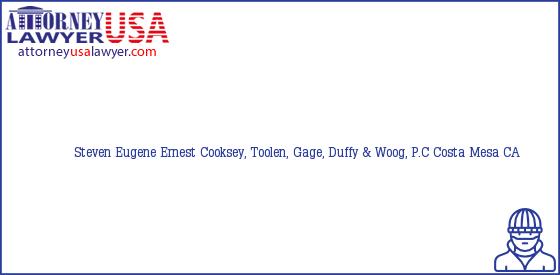 Telephone, Address and other contact data of Steven Eugene Ernest, Costa Mesa, CA, USA