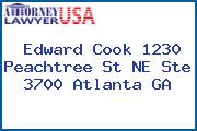 Edward Cook 1230 Peachtree St NE Ste 3700 Atlanta GA