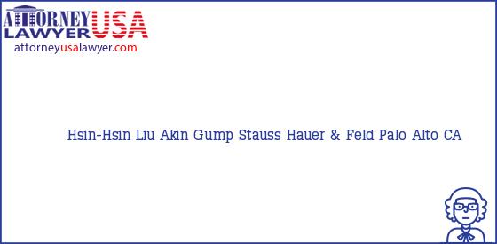 Telephone, Address and other contact data of Hsin-Hsin Liu, Palo Alto, CA, USA