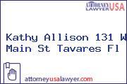 Kathy Allison 131 W Main St Tavares Fl