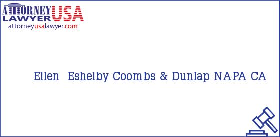 Telephone, Address and other contact data of Ellen  Eshelby, NAPA, CA, USA