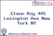 Glenn Roy 405 Lexington Ave New York NY