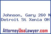 Johnson, Gary 260 N Detroit St Xenia OH