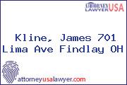 Kline, James 701 Lima Ave Findlay OH