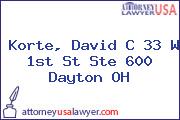 Korte, David C 33 W 1st St Ste 600 Dayton OH