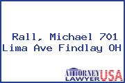 Rall, Michael 701 Lima Ave Findlay OH
