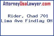 Rider, Chad 701 Lima Ave Findlay OH