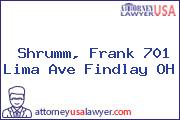 Shrumm, Frank 701 Lima Ave Findlay OH