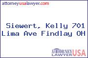 Siewert, Kelly 701 Lima Ave Findlay OH