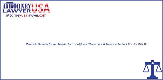 Telephone, Address and other contact data of Kenneth  Sylvester, Atlantic City, NJ, USA