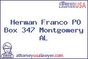 Herman Franco P.O. BOX 347 Montgomery AL