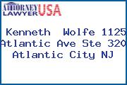 Kenneth  Wolfe 1125 Atlantic Ave Ste 320 Atlantic City NJ