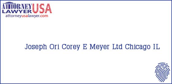 Telephone, Address and other contact data of Joseph Ori, Chicago, IL, USA
