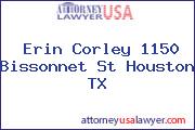 Erin Corley 1150 Bissonnet St Houston TX