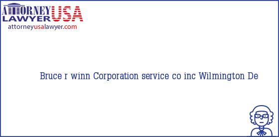 Telephone, Address and other contact data of Bruce r winn, Wilmington, De, USA
