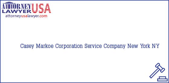 Telephone, Address and other contact data of Casey  Markoe, New York, NY, USA