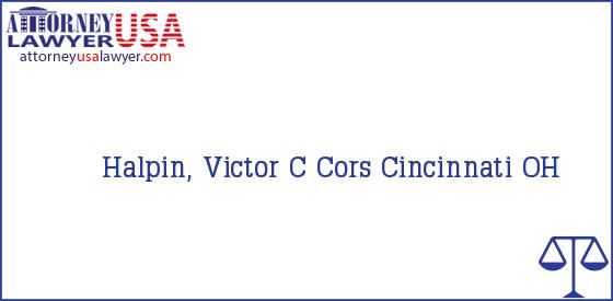 Telephone, Address and other contact data of Halpin, Victor C, Cincinnati, OH, USA