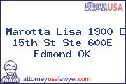 Marotta Lisa 1900 E 15th St Ste 600E Edmond OK