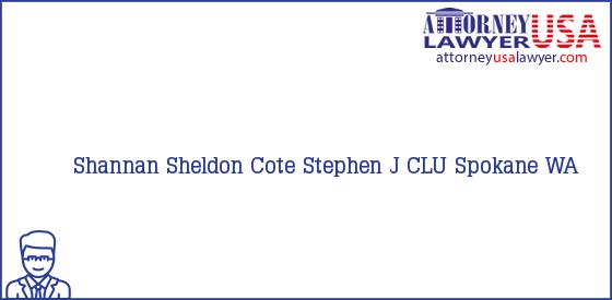 Telephone, Address and other contact data of Shannan Sheldon, Spokane, WA, USA