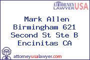 Mark Allen Birmingham 621 Second St Ste B Encinitas CA