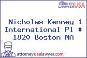 Nicholas Kenney 1 International Pl # 1820 Boston MA