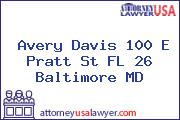 Avery Davis 100 E Pratt St FL 26 Baltimore MD