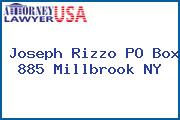 Joseph Rizzo PO Box 885 Millbrook NY