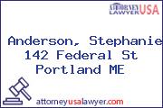 Anderson, Stephanie 142 Federal St Portland ME