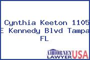 Cynthia Keeton 1105 E Kennedy Blvd Tampa FL