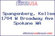 Spangenberg, Kellee 1704 W Broadway Ave Spokane WA