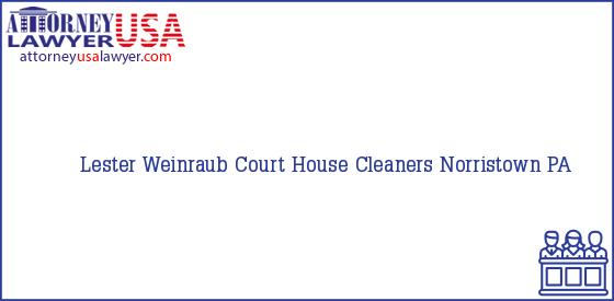 Telephone, Address and other contact data of Lester Weinraub, Norristown, PA, USA
