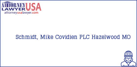 Telephone, Address and other contact data of Schmidt, Mike, Hazelwood, MO, USA