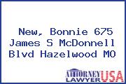 New, Bonnie 675 James S McDonnell Blvd Hazelwood MO