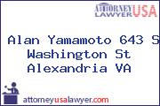 Alan Yamamoto 643 S Washington St Alexandria VA