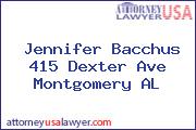 Jennifer Bacchus 415 Dexter Ave Montgomery AL