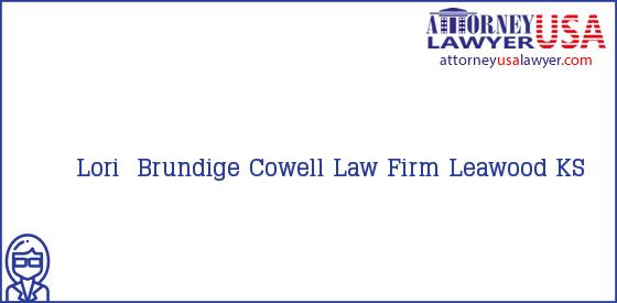 Telephone, Address and other contact data of Lori  Brundige, Leawood, KS, USA